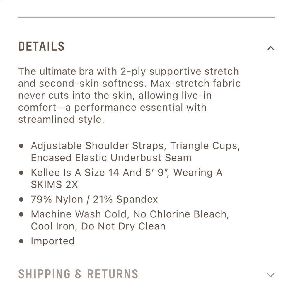 FITS EVERYBODY TRIANGLE BRALETTE - Picture 4 of 7